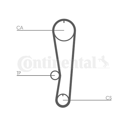 Zahnriemen Continental Ctam CT895 für Suzuki