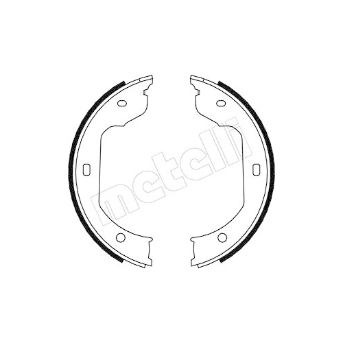 Bremsbackensatz Feststellbremse Metelli 53-0019 für Bmw VW Hinterachse