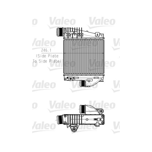 Ladeluftkühler Valeo 818290 für Citroën Opel Peugeot Vauxhall DS