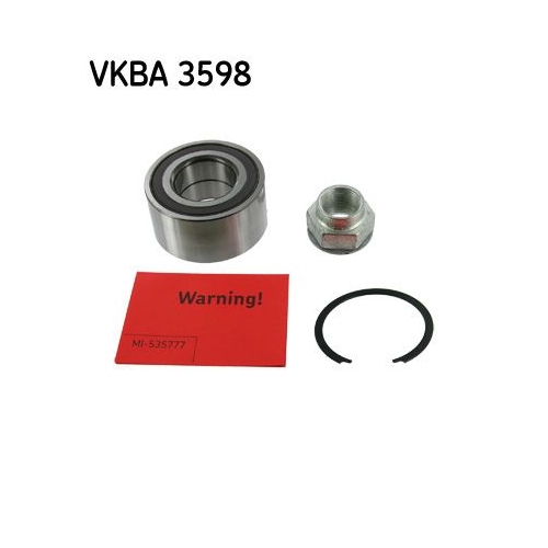 Radlagersatz Skf VKBA 3598 für Fiat Lancia Opel Vauxhall Vorderachse