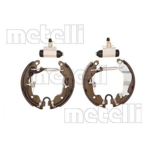 Bremsbackensatz Metelli 51-0187 Vermontierter Kit für Opel Hinterachse