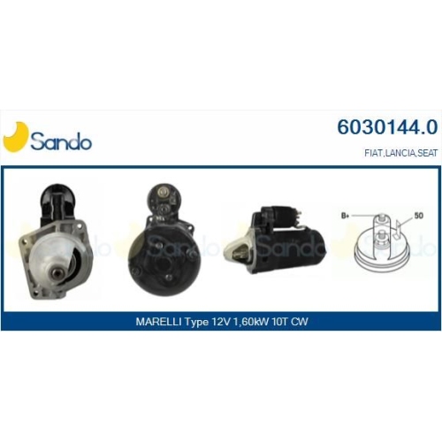 Starter Sando 6030144.0 für Fiat