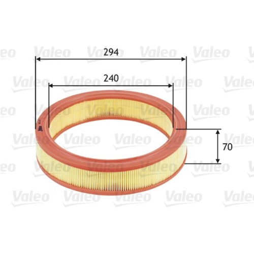 Luftfilter Valeo 585633 für Fiat Lancia Zastava