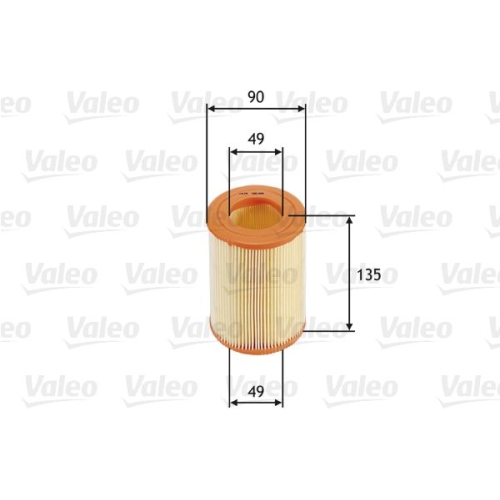 Luftfilter Valeo 585681 für Smart