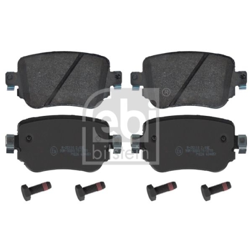 Bremsbelagsatz Scheibenbremse Febi Bilstein 16912 für Audi Seat Skoda VW