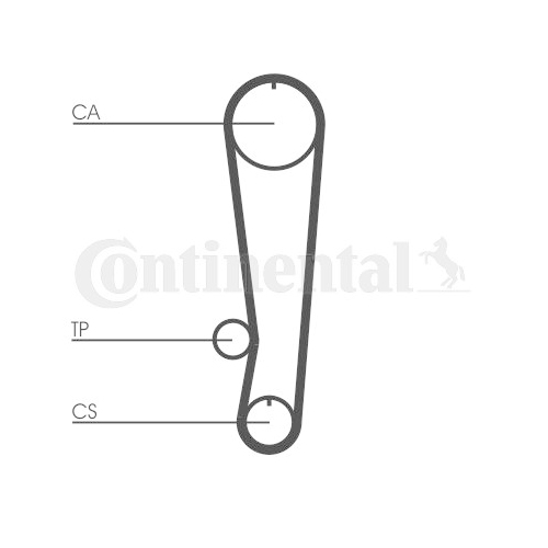 Zahnriemen Continental Ctam CT808 für Suzuki