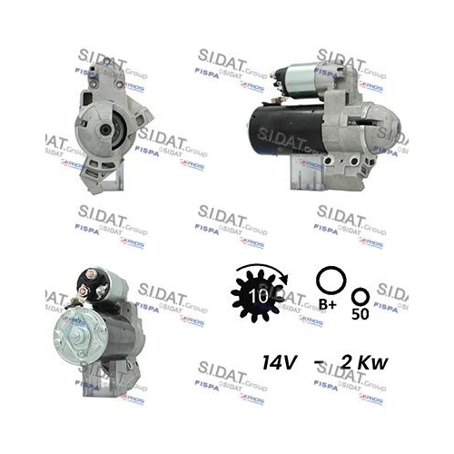 Starter Sidat S12BH0608A2 für Bmw