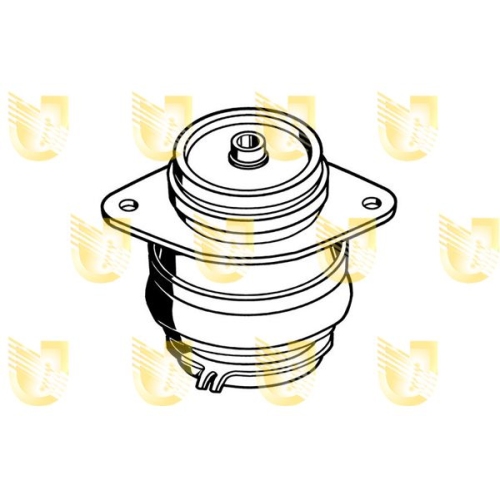 Lagerung Motor Unigom 396802 für Seat VW Hinten Vorne Rechts