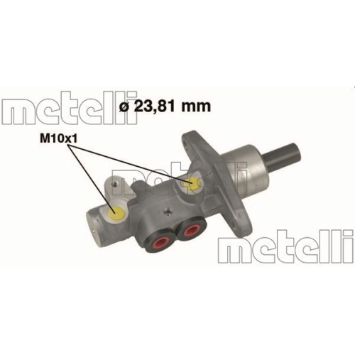 Hauptbremszylinder Metelli 05-0490 für Seat VW