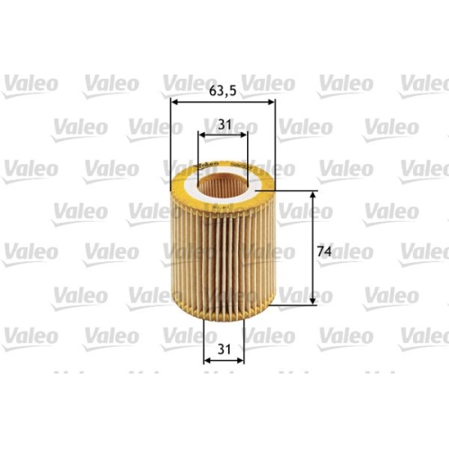 Ölfilter Valeo 586510 für Alfa Romeo Fiat Opel Saab Suzuki Vauxhall Cadillac Amc