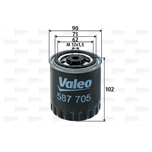 Kraftstofffilter Valeo 587705 für Ford Mercedes Benz Mercedes Benz Mercedes Benz