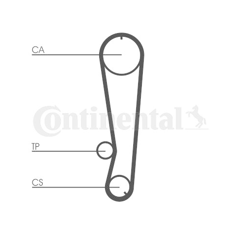 Zahnriemen Continental Ctam CT788 für Daihatsu Toyota