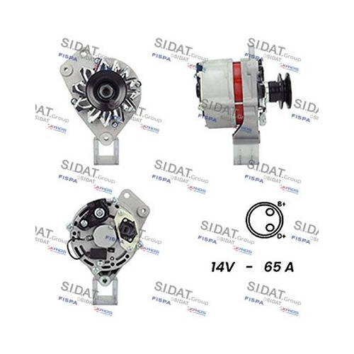 Generator Sidat A12BH0129A2 für Audi Seat Skoda VW Vag