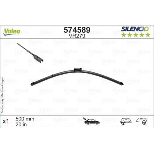 Wischblatt Valeo 574589 Silencio Rear für Opel Vauxhall Hinten