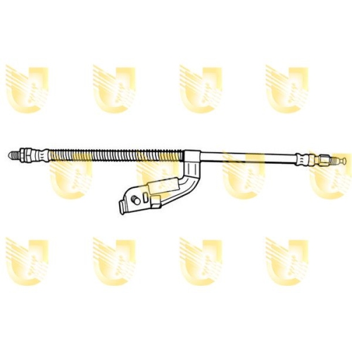 Bremsschlauch Unigom 377315 für Ford Vorderachse Links