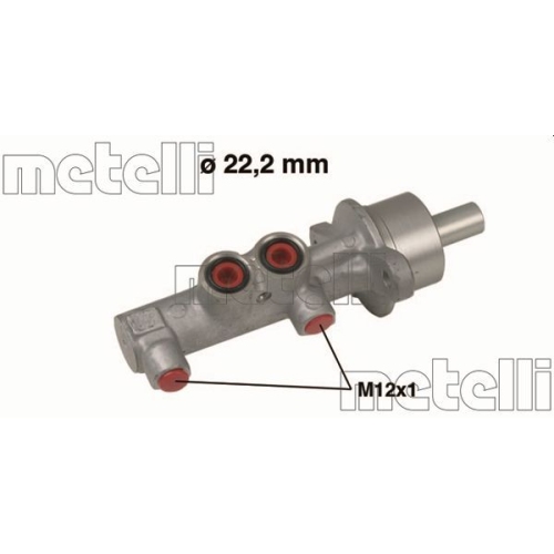 Hauptbremszylinder Metelli 05-0540 für Opel