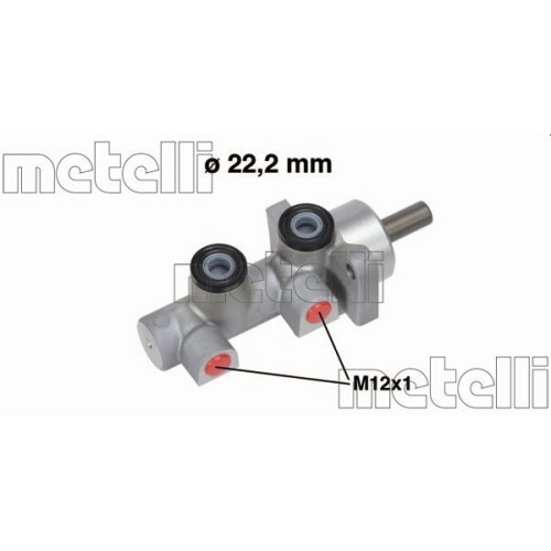 Hauptbremszylinder Metelli 05-0723 für Chevrolet Daewoo