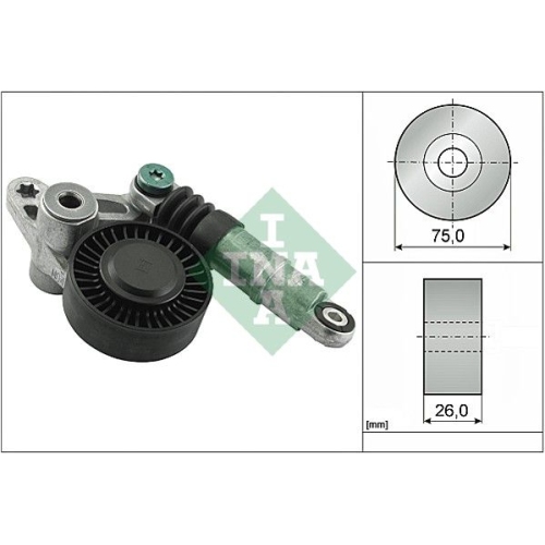 Riemenspanner Keilrippenriemen Ina 534 0098 10 für Audi Seat Skoda VW