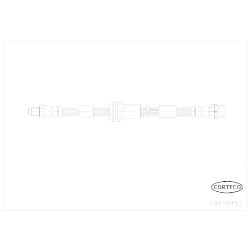 Bremsschlauch Corteco 49378452 für Mini Vorderachse