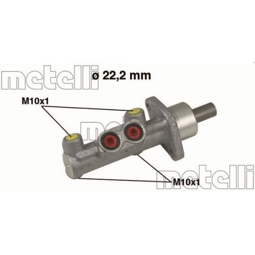 Hauptbremszylinder Metelli 05-0637 für Ford