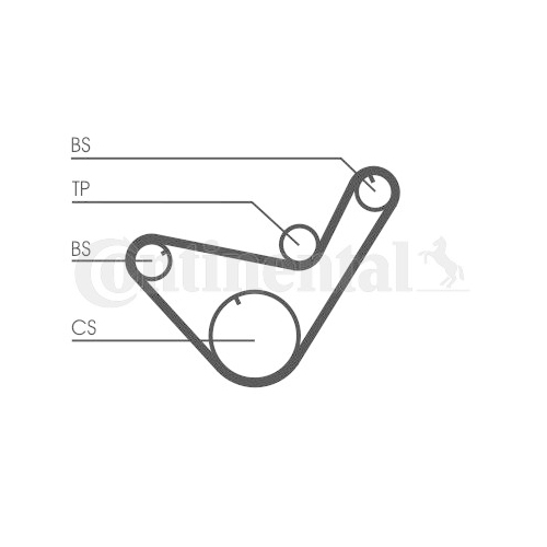 Zahnriemen Continental Ctam CT714 für Mitsubishi Hyundai