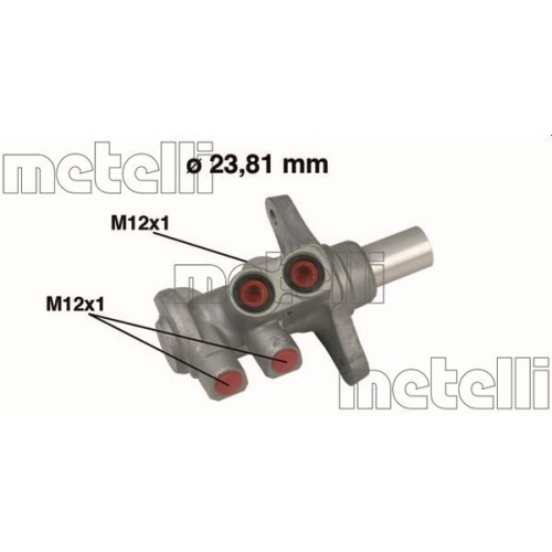 Hauptbremszylinder Metelli 05-0639 für Ford Mazda