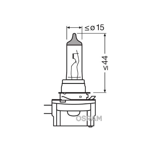Glühlampe Fernscheinwerfer Osram 64242 Original für