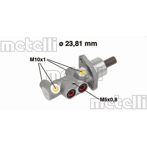 Hauptbremszylinder Metelli 05-0704 für Renault