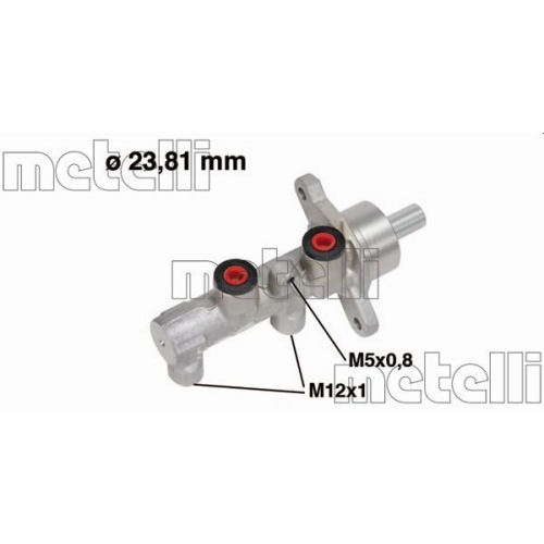 Hauptbremszylinder Metelli 05-0712 für Opel