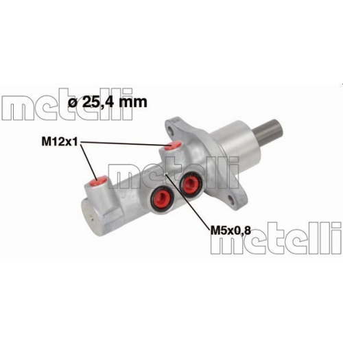 Hauptbremszylinder Metelli 05-0718 für Ford