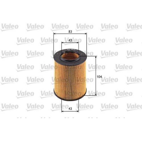 Ölfilter Valeo 586527 für Bmw Alpina