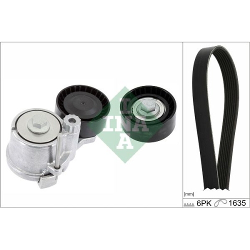 Keilrippenriemensatz Schaeffler Ina 529 0311 10 für Opel Vauxhall