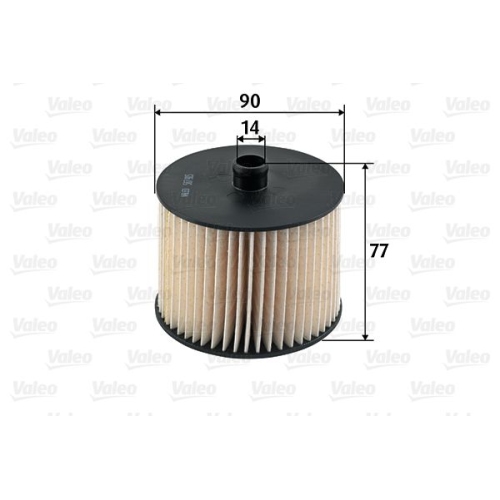 Kraftstofffilter Valeo 587915 für Citroën Fiat Ford Lancia Peugeot Volvo