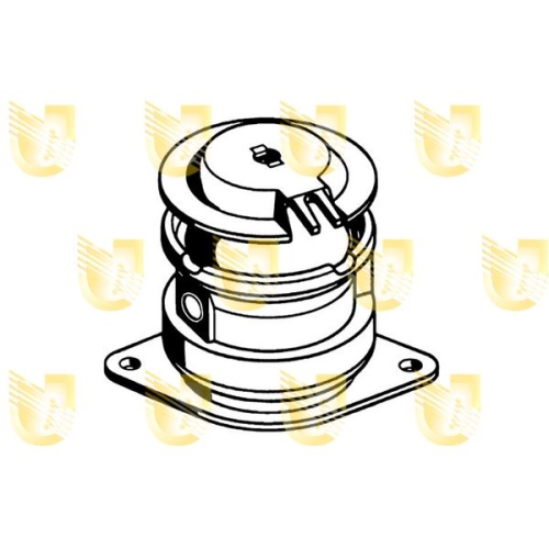 Lagerung Motor Unigom 396818 für VW Hinten Vorne Rechts