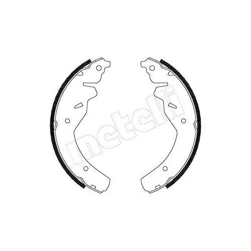 Bremsbackensatz Metelli 53-0215 für Kia Hinterachse