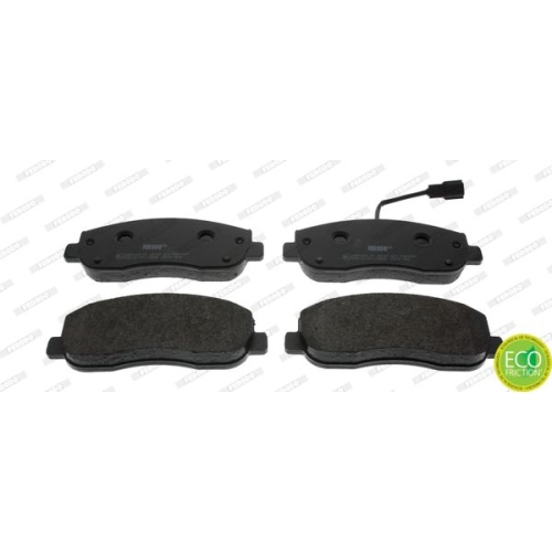 Bremsbelagsatz Scheibenbremse Ferodo FVR4347 Premier Eco Friction für Nissan