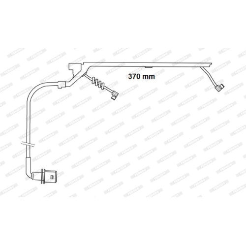 Warnkontakt Bremsbelagverschleiß Ferodo FAI169 Premier für Renault Trucks