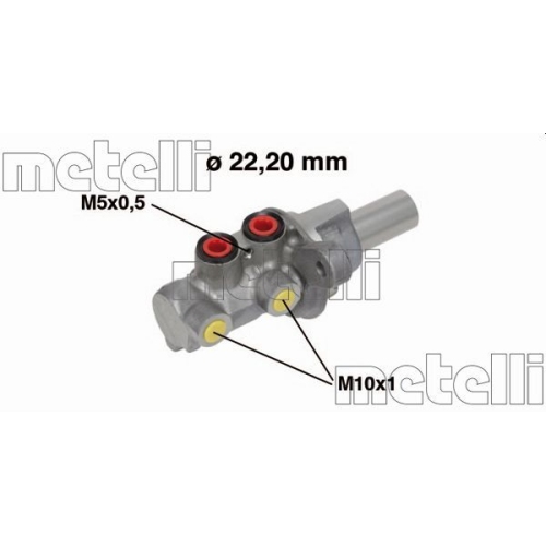 Hauptbremszylinder Metelli 05-0684 für Fiat Suzuki