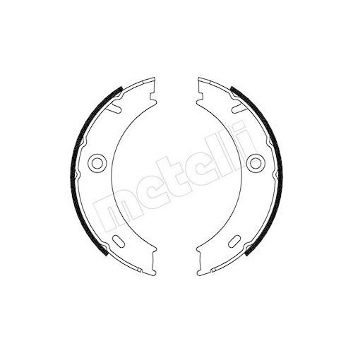 Bremsbackensatz Feststellbremse Metelli 53-0240 für Mercedes Benz Mercedes Benz