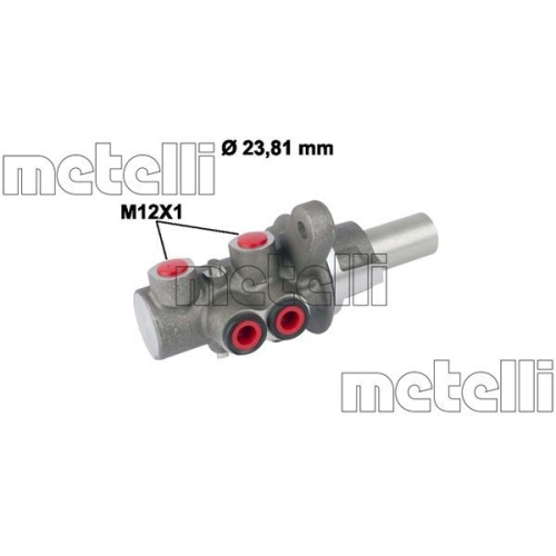 Hauptbremszylinder Metelli 05-0779 für Fiat Opel