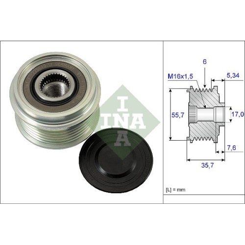 Generatorfreilauf Ina 535 0077 10 für Mercedes Benz Mercedes Benz Mercedes Benz