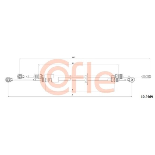 Seilzug Schaltgetriebe Cofle 10.2469 für Ford