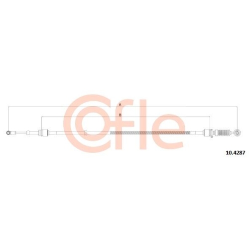 Seilzug Schaltgetriebe Cofle 10.4287 für Bmw Mini