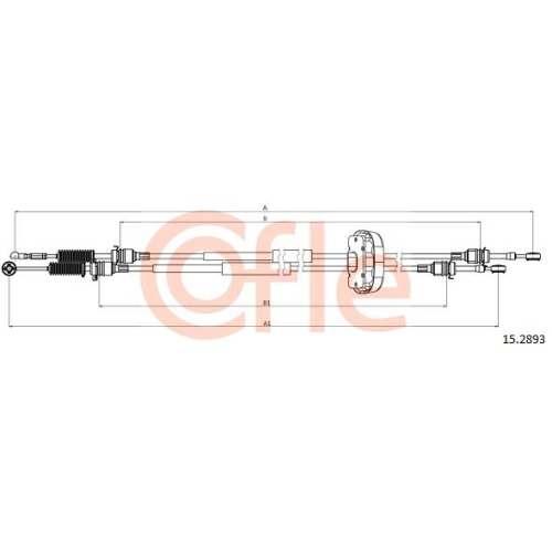 Seilzug Schaltgetriebe Cofle 15.2893 für Nissan Opel Renault