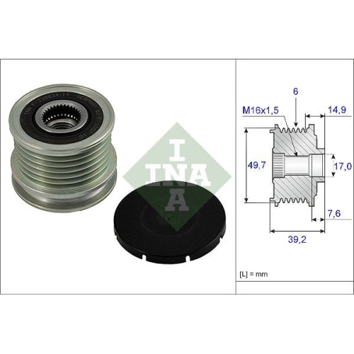 Generatorfreilauf Ina 535 0015 10 für Mercedes Benz Mercedes Benz Mercedes Benz