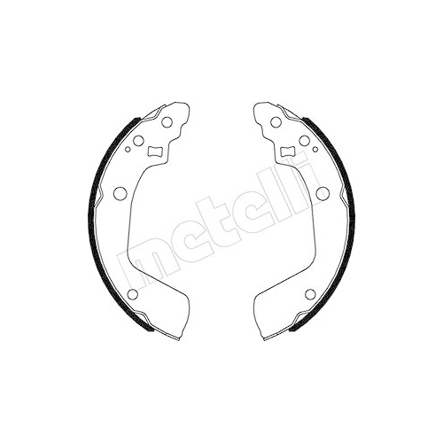 Bremsbackensatz Metelli 53-0520 für Suzuki Hinterachse