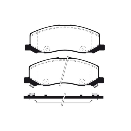 Bremsbelagsatz Scheibenbremse Raicam RA.0963.0 für Opel Saab Vauxhall