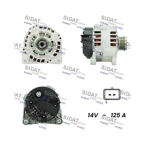 Generator Sidat A12VA0065A2 für Alfa Romeo Fiat Lancia Nissan Opel Renault Volvo