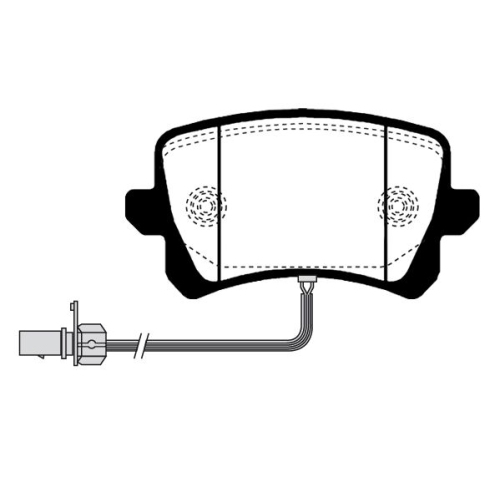 Bremsbelagsatz Scheibenbremse Raicam RA.0921.2 für Audi Hinterachse