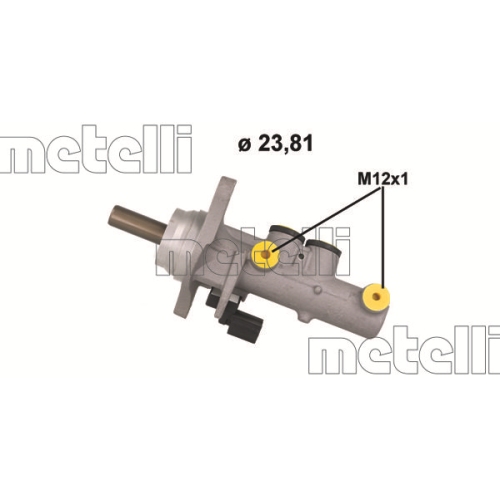 Hauptbremszylinder Metelli 05-1213 für Audi Seat